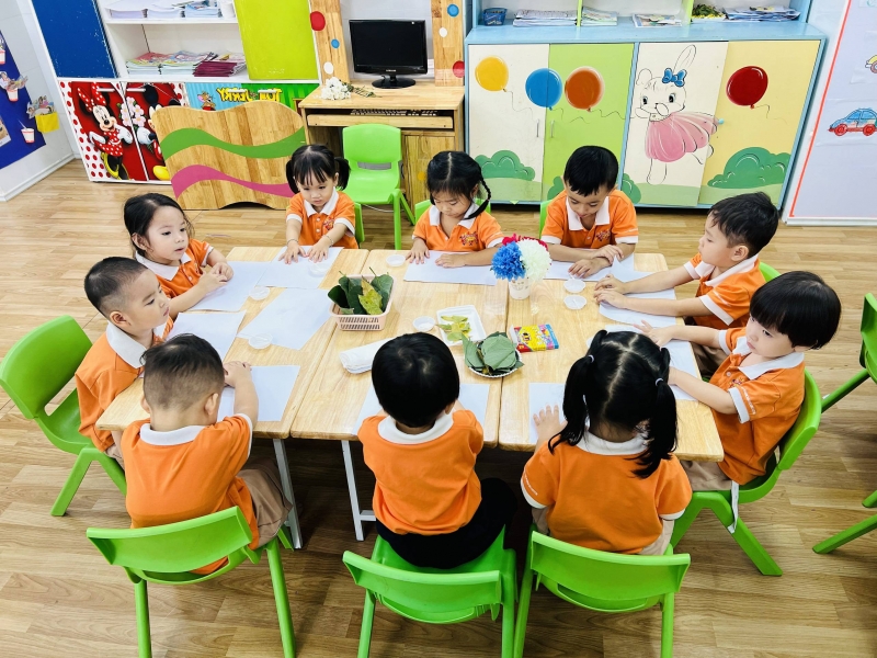 tao hinh chiec thuyen bang la cay   mam 2